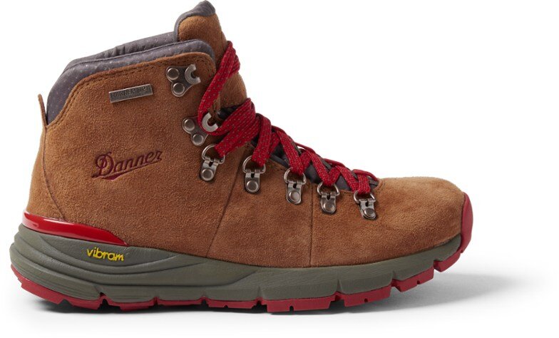 Danner Mountain 600 Mid WP Hiking Boots - Women's • $180 •  REI Link  • Color: Brown/red