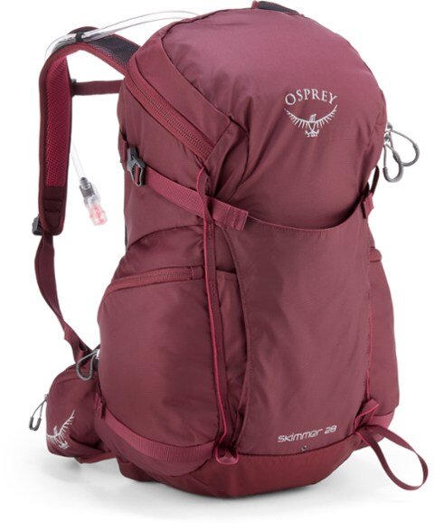 Osprey Skimmer 28 Hydration Pack - Women's • $130 •  REI Link  • Color options: Blue and plum red
