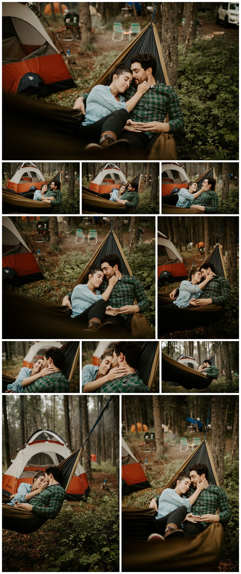 What’s camping without a hammock? A definite must to include in your camping engagement session!